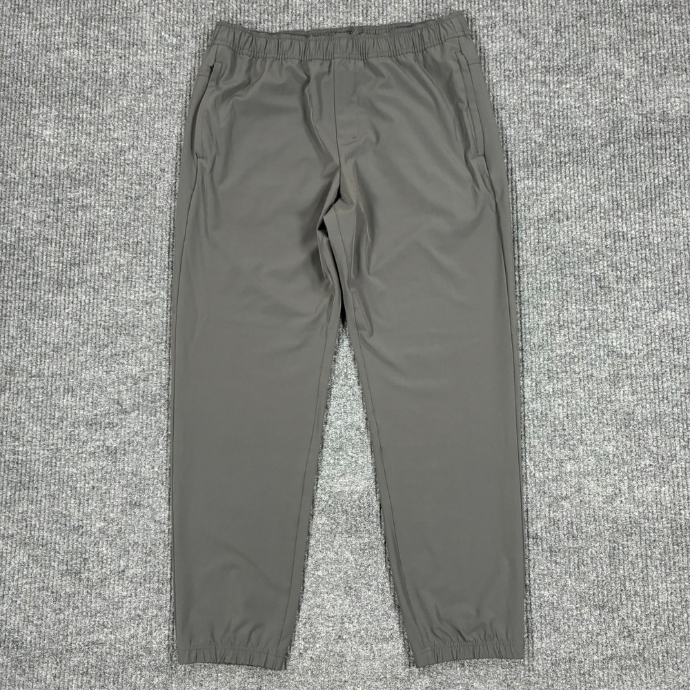 Soybu Womens Jogger Pants Size Large Gray Drawstring Athletic Lounge Stretch